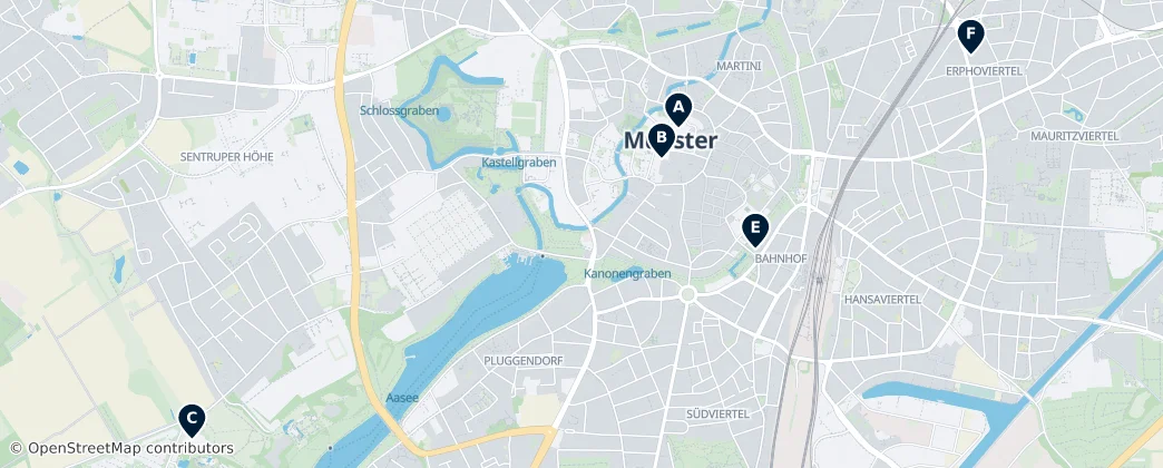 Map of Münster