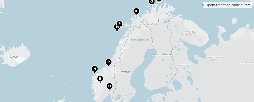 Map of Norway
