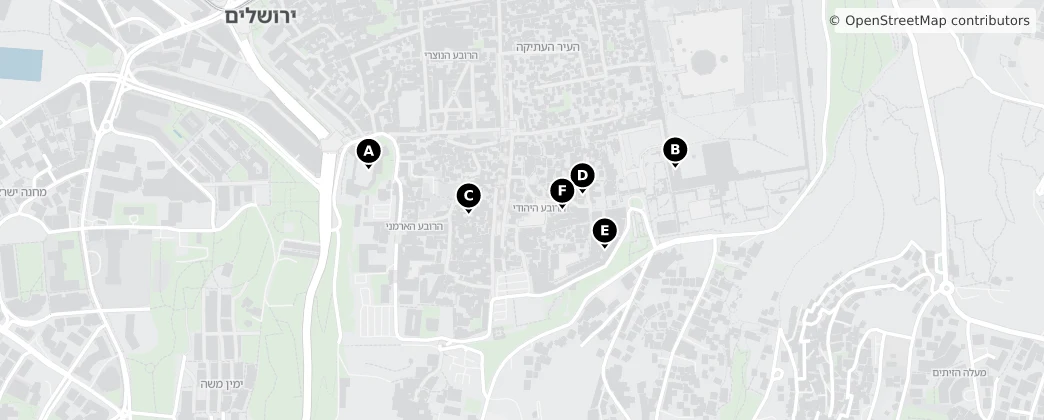 Map of Old City