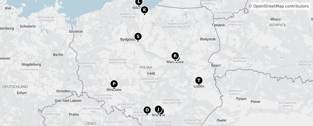 Map of Poland