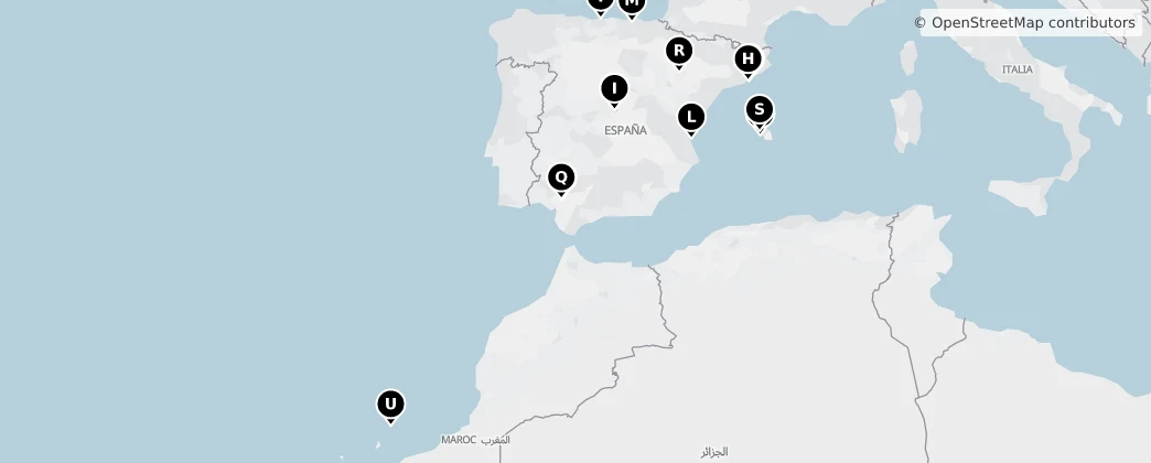 Map of Spain