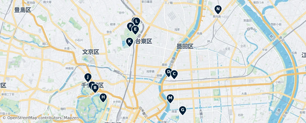 Map of Taito