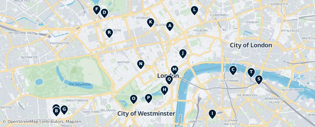 Map of Westminster