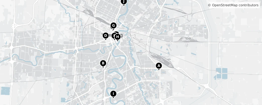 Map of Winnipeg