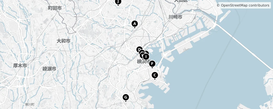 Map of Yokohama