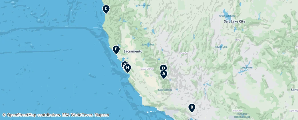 Map of California