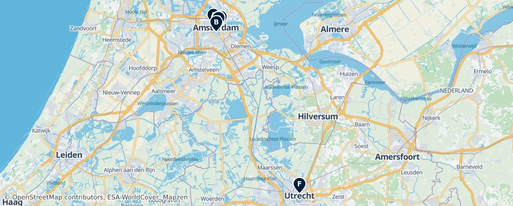 Map of Netherlands