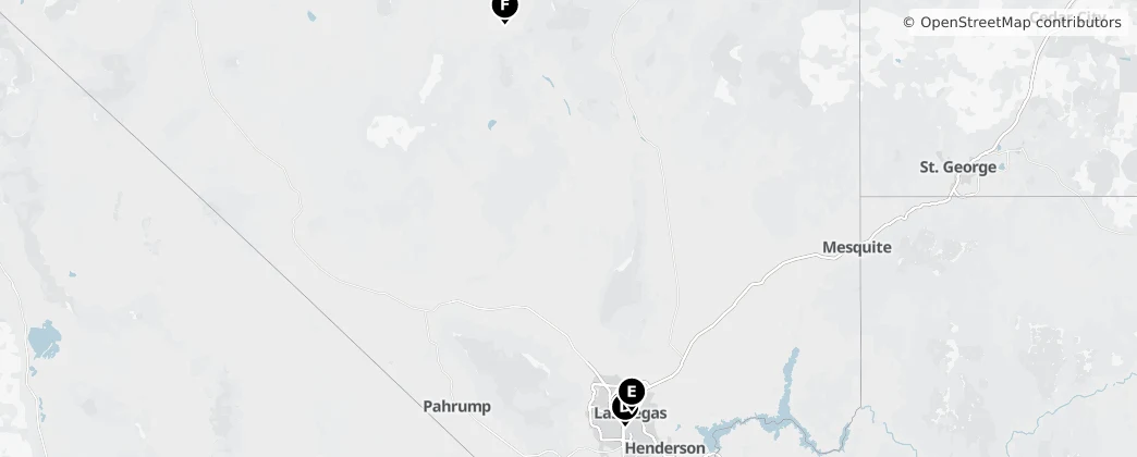 Map of Nevada