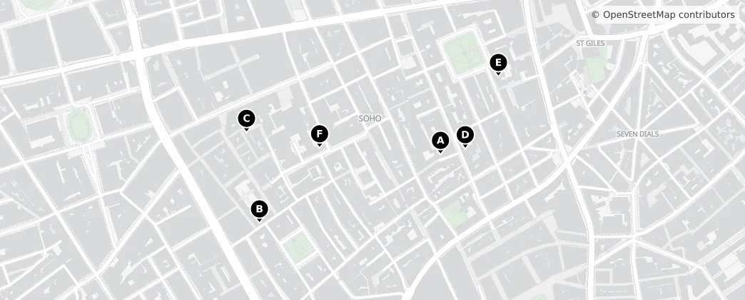 Map of Soho
