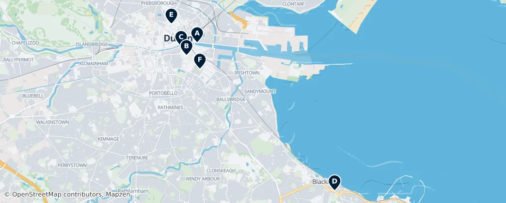 Map of County Dublin