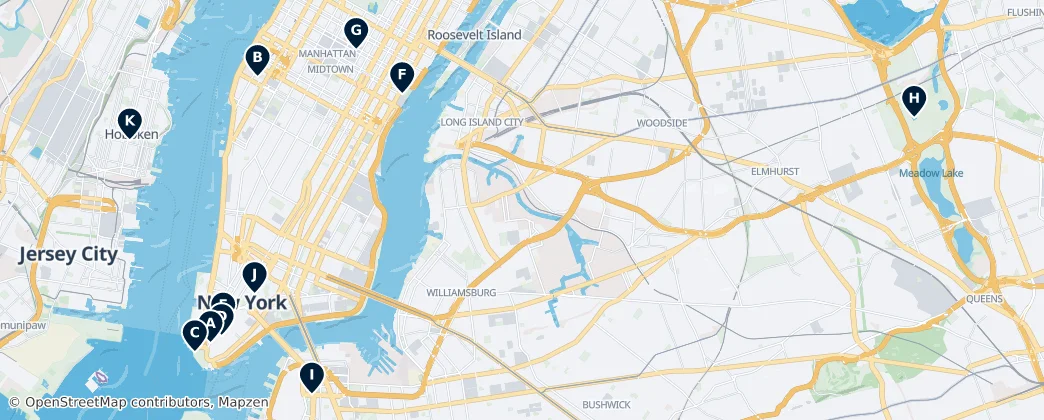 Map of New York City