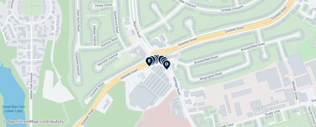 Map of Queslett