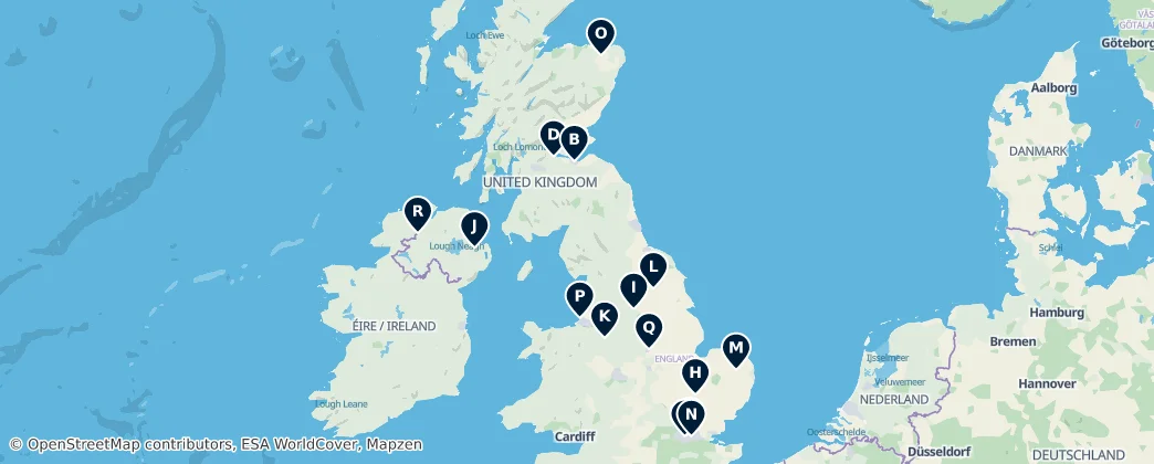 Map of United Kingdom