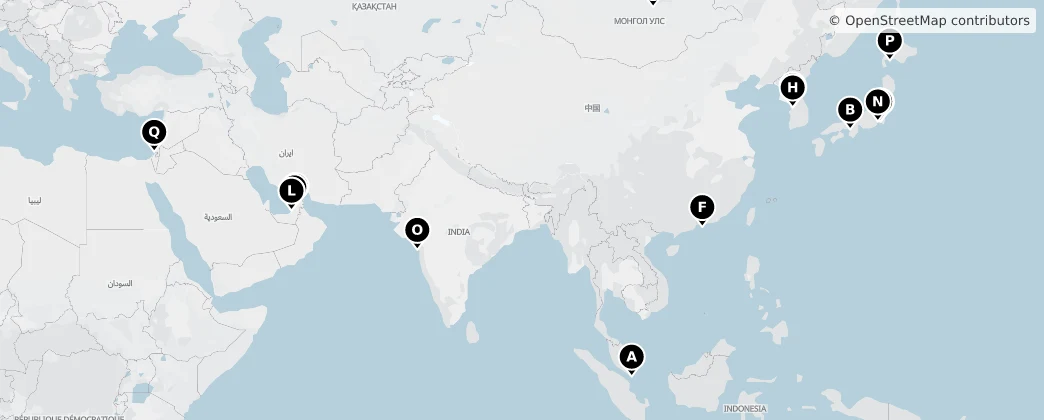 Map of Asia