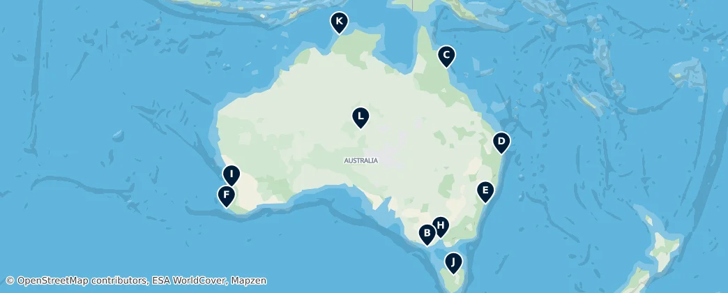 Map of Australia