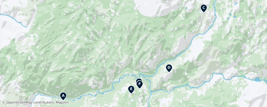 Map of Yosemite National Park