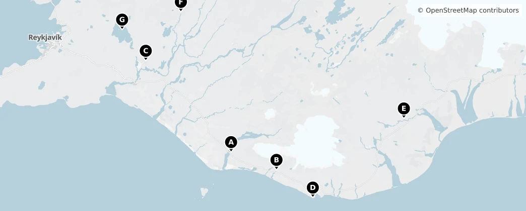 Map of Southern Region