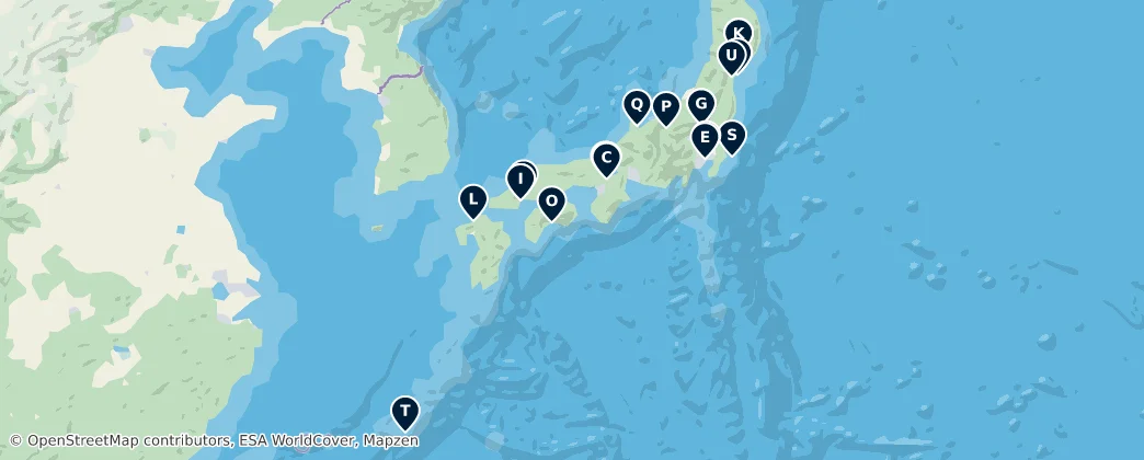 Map of Japan