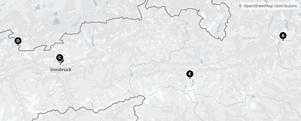 Map of Austria