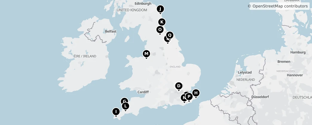 Map of England