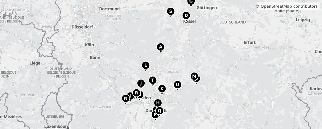 Map of Hesse