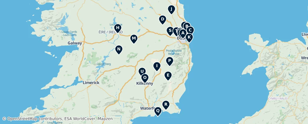 Map of Leinster