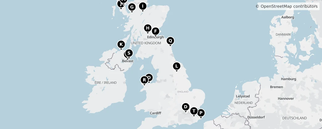Map of United Kingdom