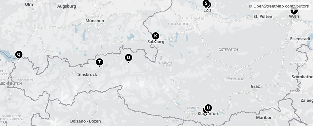 Map of Austria