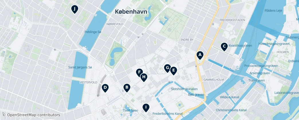 Map of Copenhagen Municipality