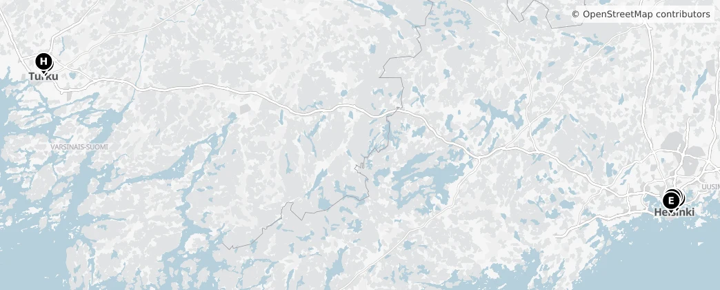 Map of Finland