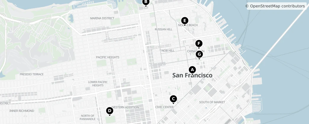 Map of San Francisco