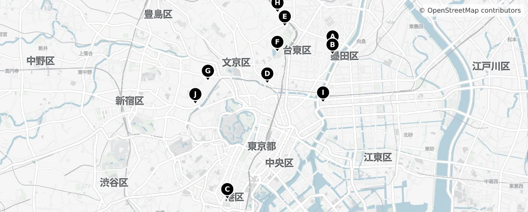 Map of Chiyoda
