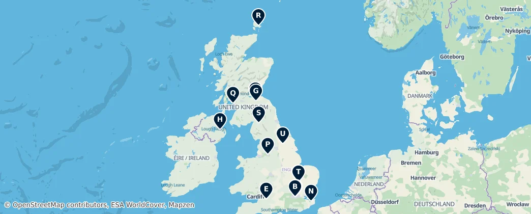 Map of United Kingdom