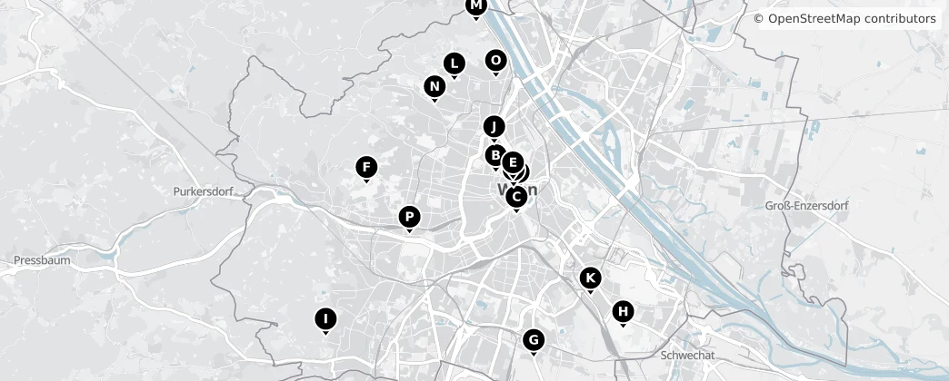 Map of Vienna