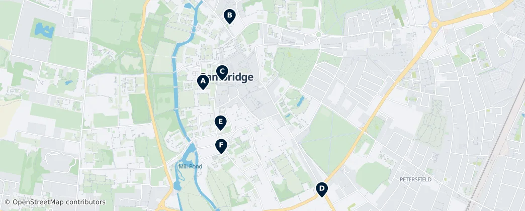 Map of Cambridgeshire