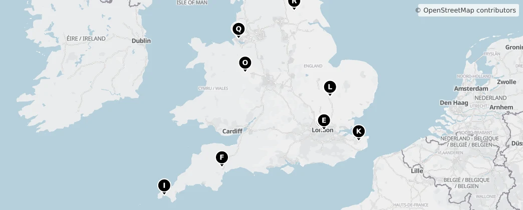 Map of England