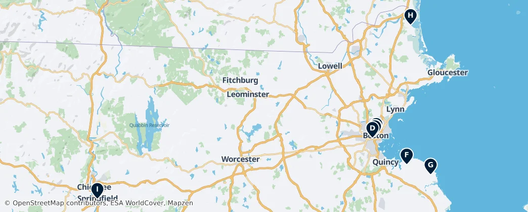 Map of Massachusetts