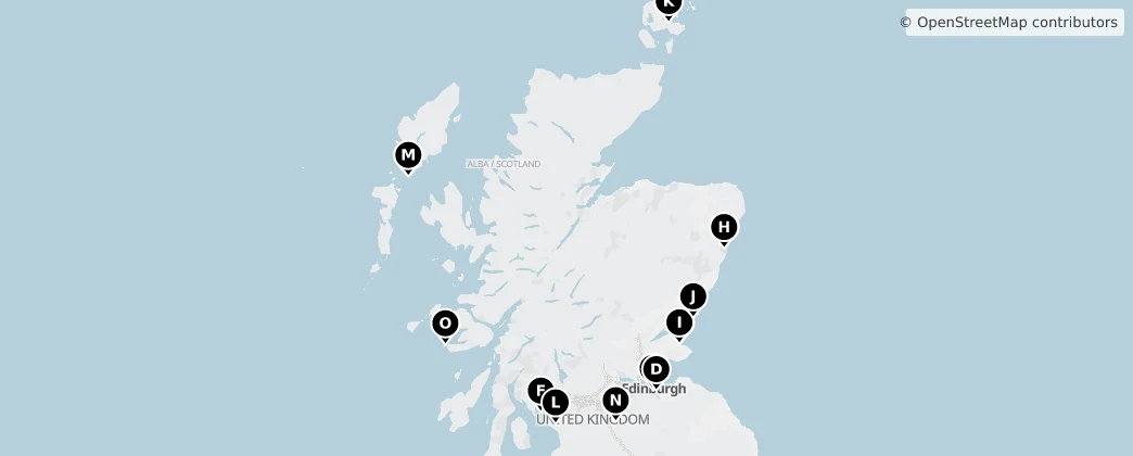 Map of Scotland