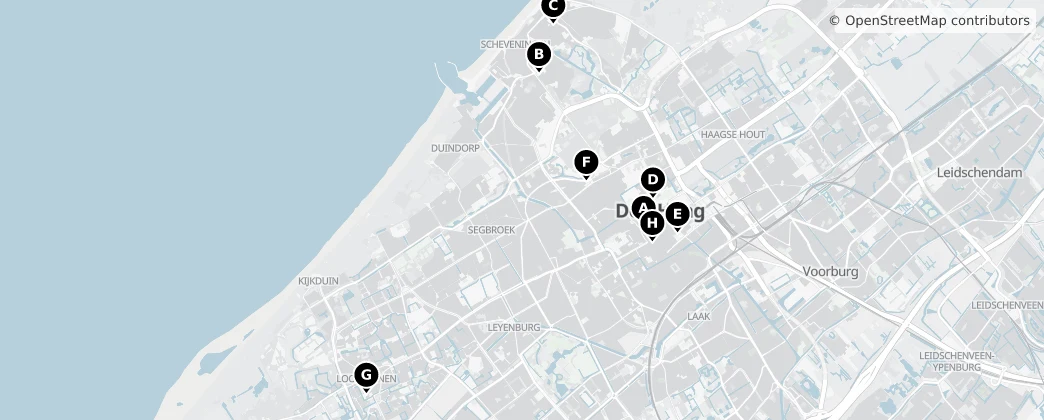 Map of The Hague