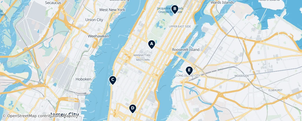 Map of New York City