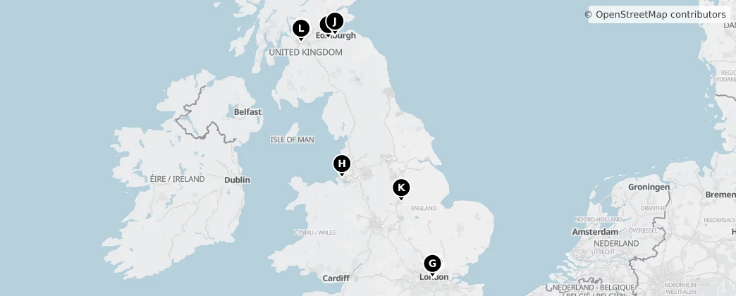 Map of United Kingdom