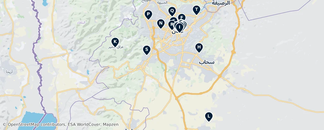 Map of Ammán
