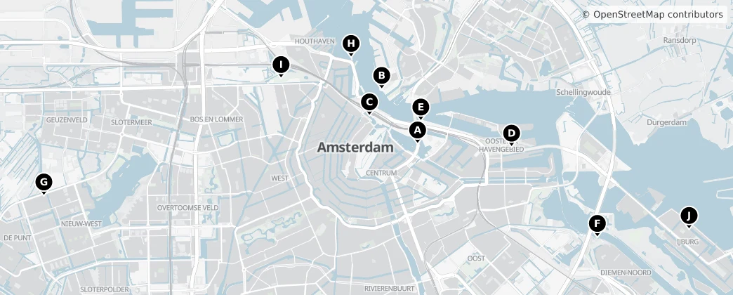 Map of Amsterdam