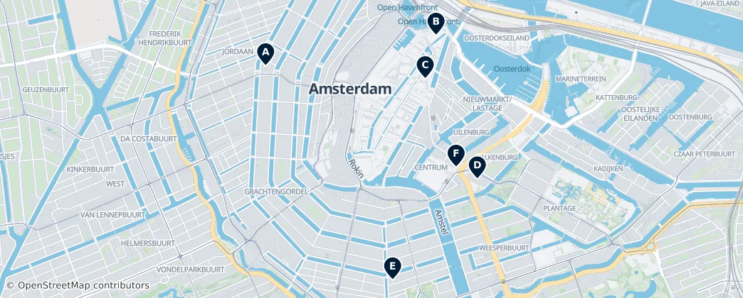 Map of Amsterdam