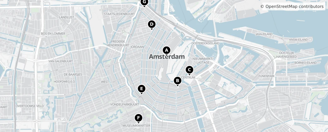 Map of Amsterdam
