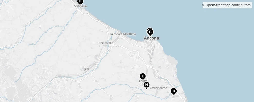 Map of Ancona