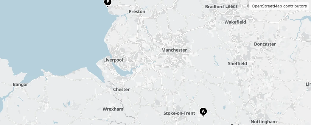 Map of England