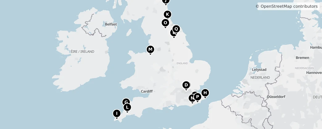 Map of England