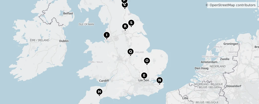 Map of England