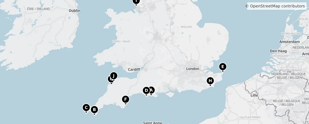 Map of England